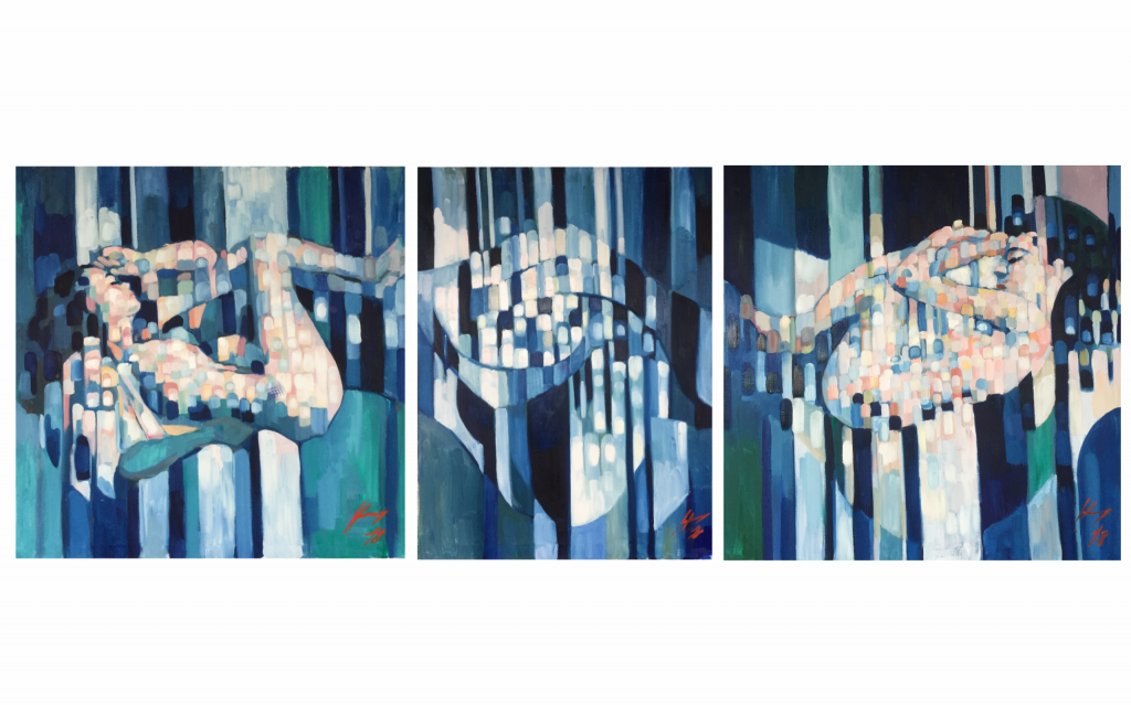 Harmonie du soir 4, peinture à l'huile