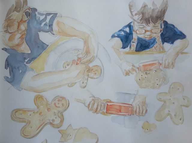 Charlie 7 : illustration aquarelle