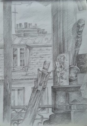 L'atelier 2 : crayon graphite HB