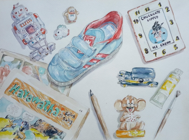 Enfance : illustration aquarelle