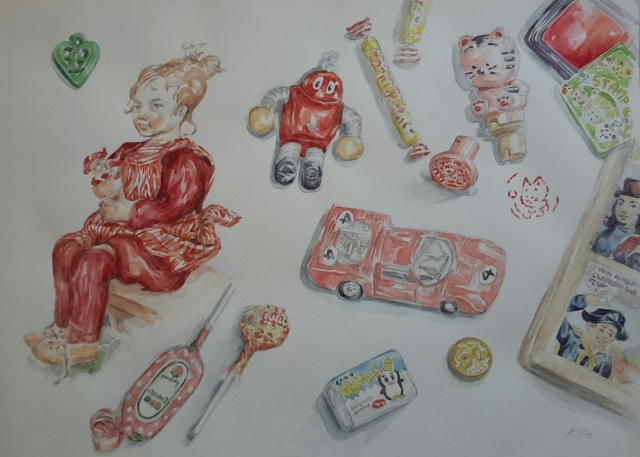 Enfance 4 : illustration aquarelle