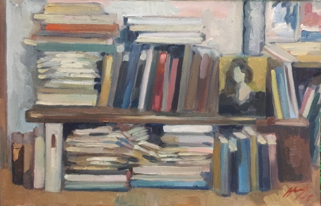 Interieurs 12 tome 2 ou l'amour et le crâne peinture à l'huile