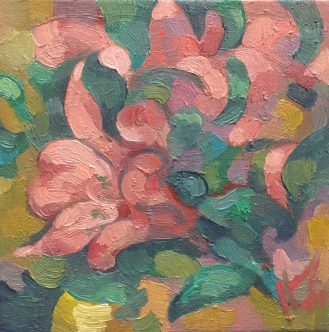 Fleurs 2 peinture à l'huile