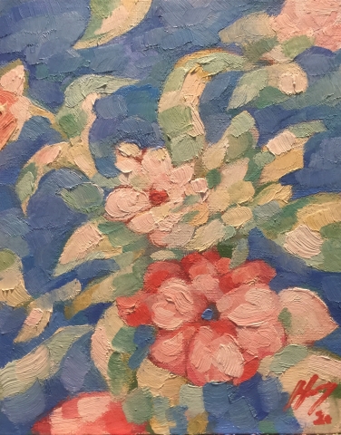 Kimono peinture à l'huile